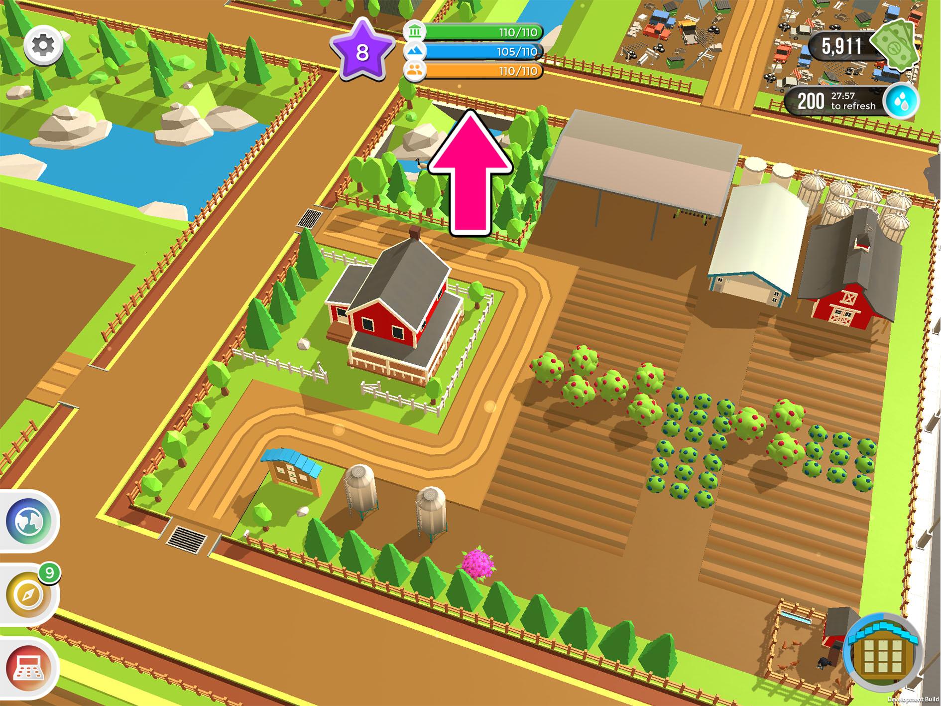 Sustainability Staves on Farmers 2050 game app