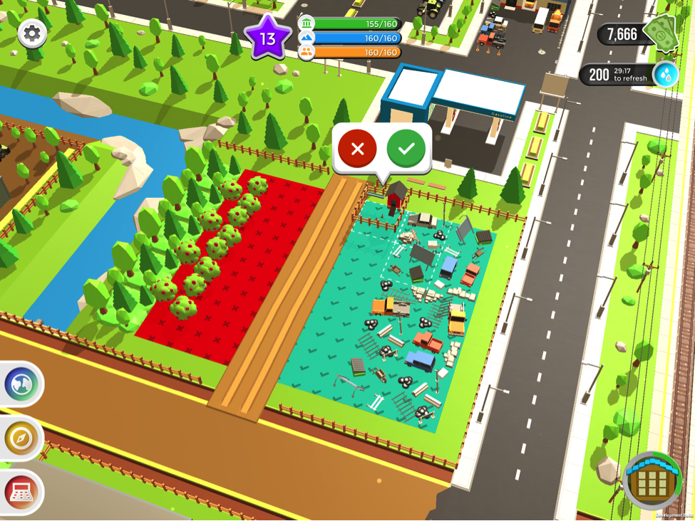 Move objects on farmers 2050 free app game