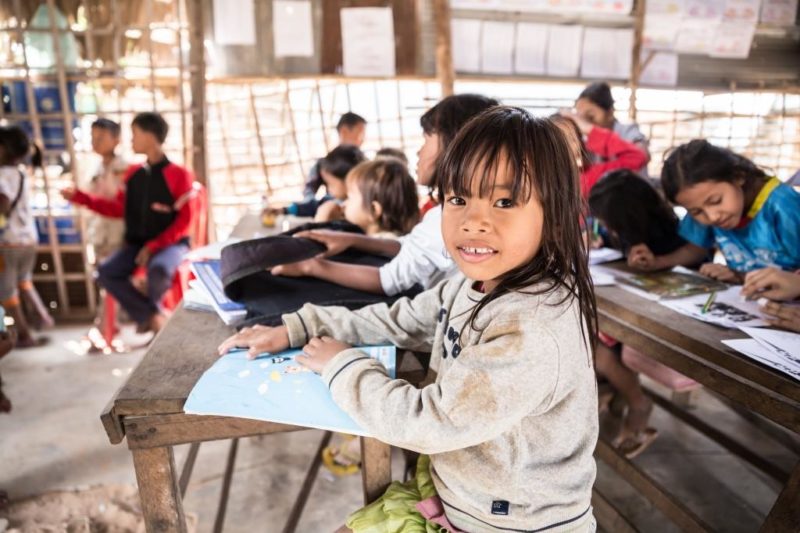 Girl in School